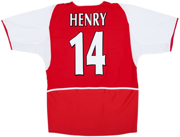 2002-04 Arsenal Home Shirt Henry #14 - 8/10 - (M)