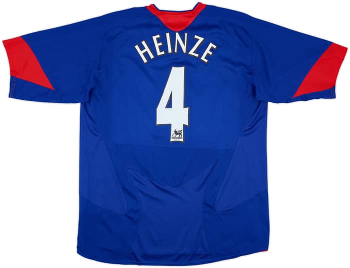 2005-06 Manchester United Away Shirt Heinze #4 - 10/10 - (L)
