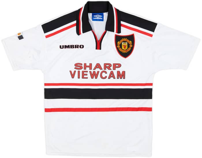 1997-99 Manchester United Away Shirt Beckham #7 - 7/10 - (Y)