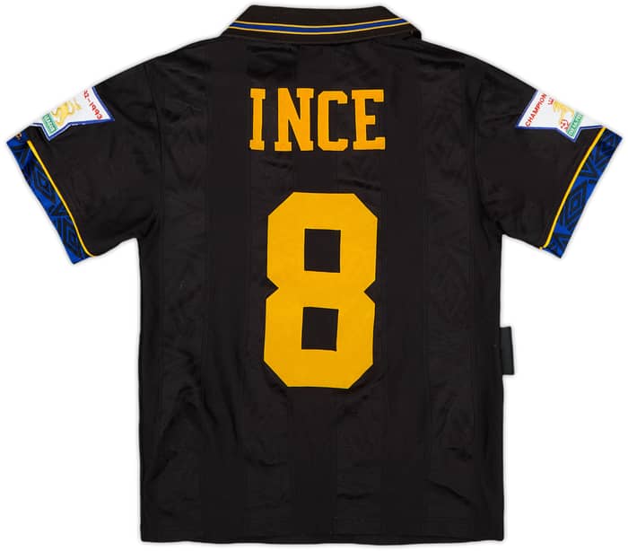 1993-95 Manchester United Away Shirt Ince #8 - 6/10 - (M.Boys)