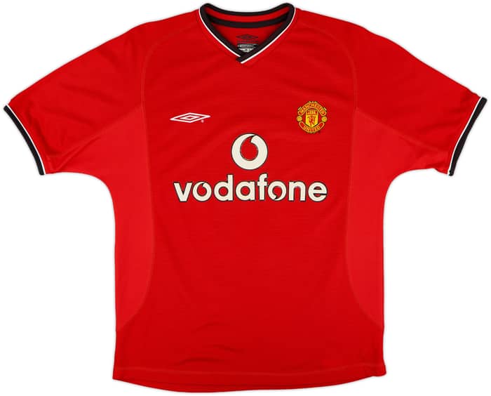 2000-02 Manchester United Home Shirt Keane #16 - 9/10 - (Y)