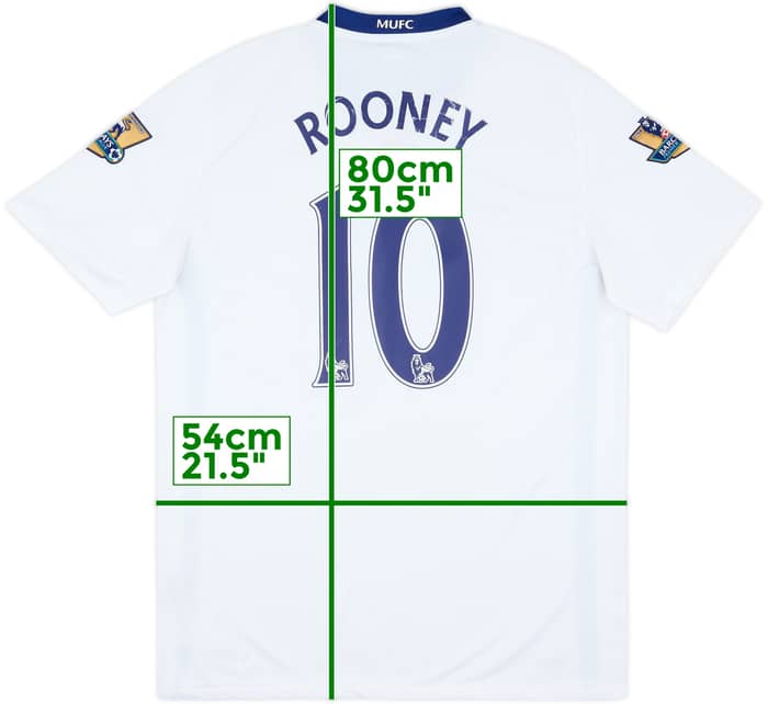 2008-10 Manchester United Away Shirt Rooney #10 - 5/10 - (L)