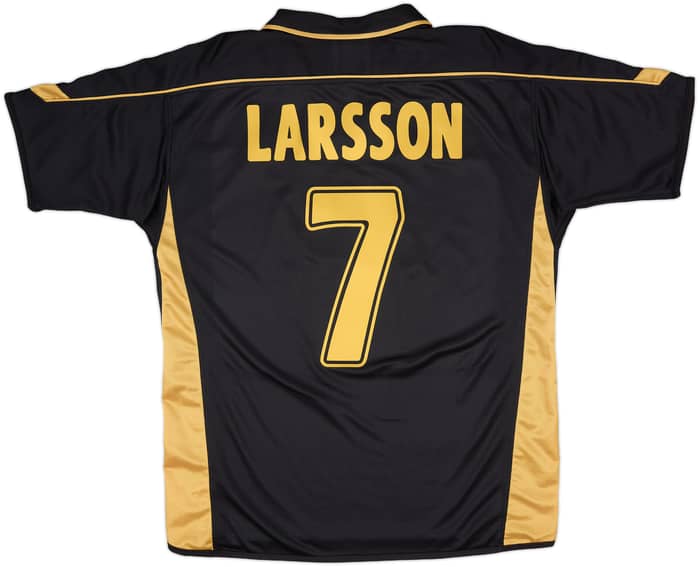 2003-04 Celtic Away Shirt Larsson #7 - 9/10 - (L)
