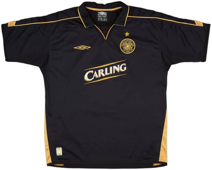 2003-04 Celtic Away Shirt Larsson #7 - 9/10 - (L)