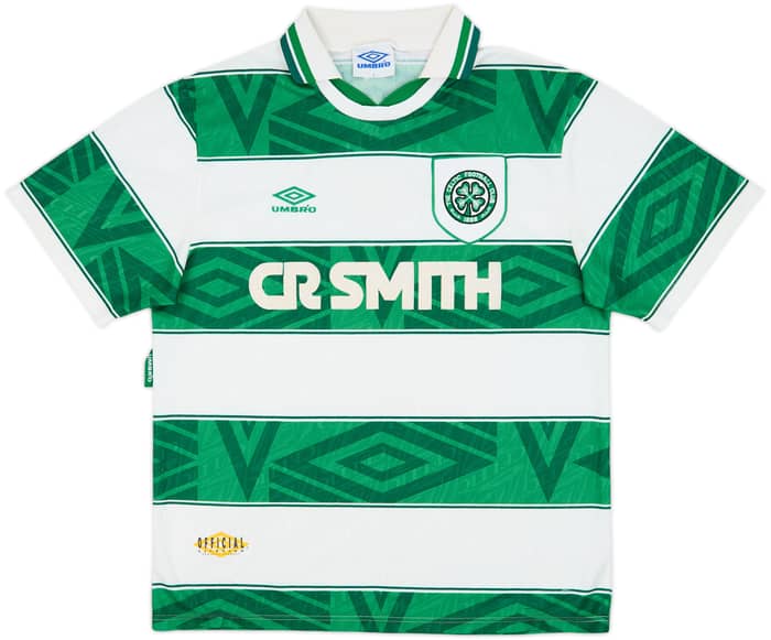 1993-95 Celtic Home Shirt - 9/10 - (L)