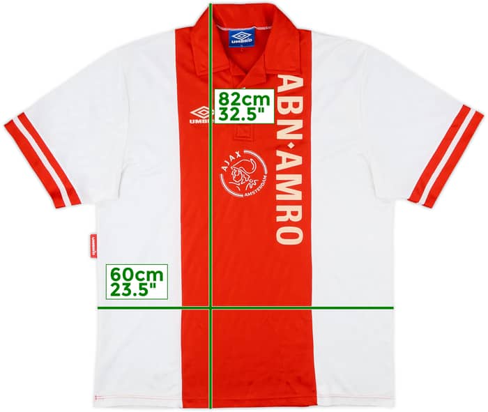 1993-94 Ajax Home Shirt - 7/10 - (XL)