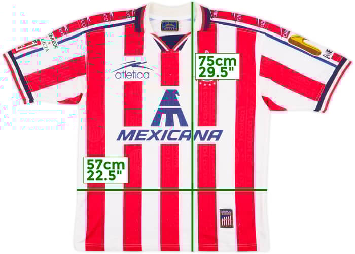 1997-98 Chivas Guadalajara Home Shirt - 7/10 - (L)
