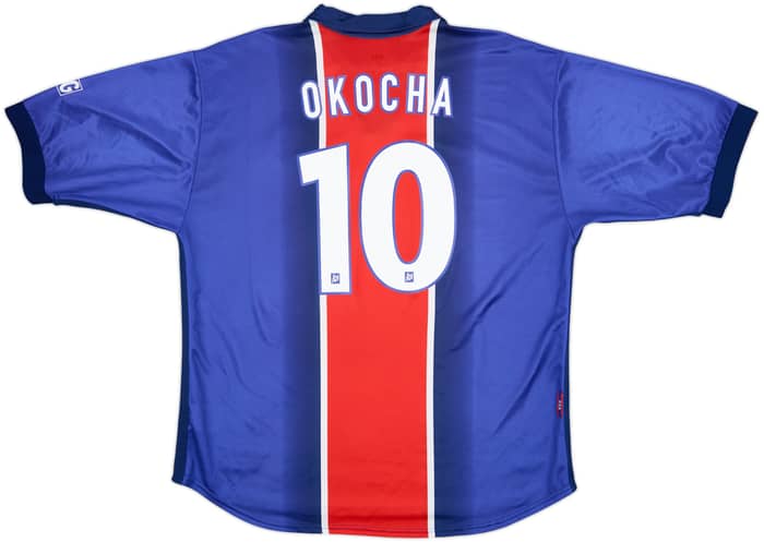 1998-99 Paris Saint-Germain Home Shirt Okocha #10 - 9/10 - (XXL)