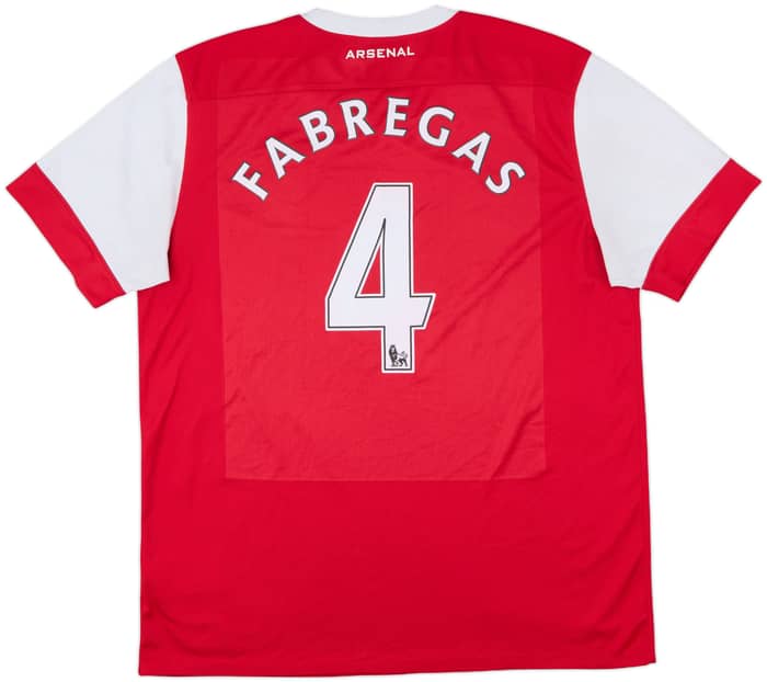 2010-11 Arsenal Home Shirt Fabregas #4 - 8/10 - (XL)