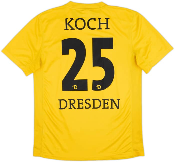 2012-13 Dynamo Dresden Home Shirt Koch #25 - 5/10 - (M)