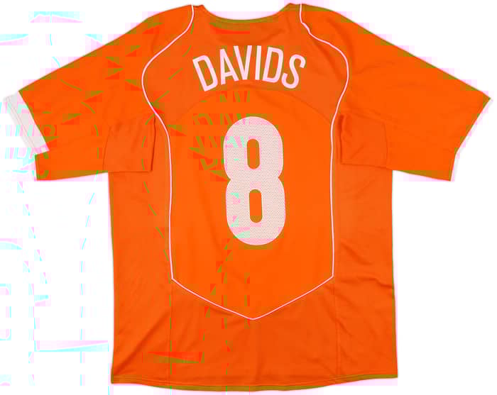 2004-06 Netherlands Home Shirt Davids #8 - 10/10 - (L)