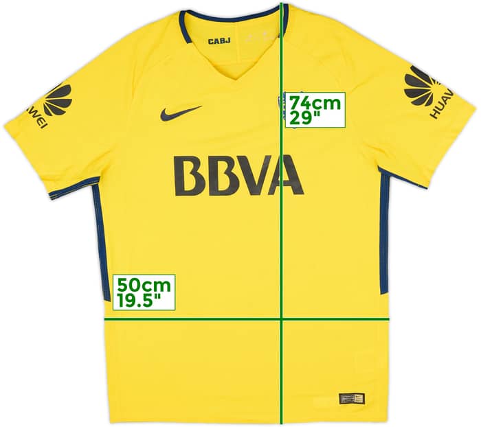 2017-18 Boca Juniors Authentic Away Shirt - 7/10 - (L)