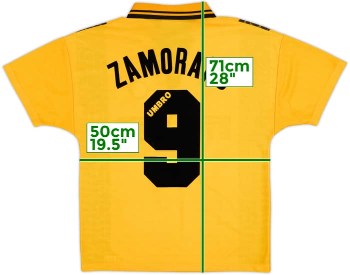 1996-97 Inter Milan Third Shirt Zamorano #9 - 9/10 - (Y)