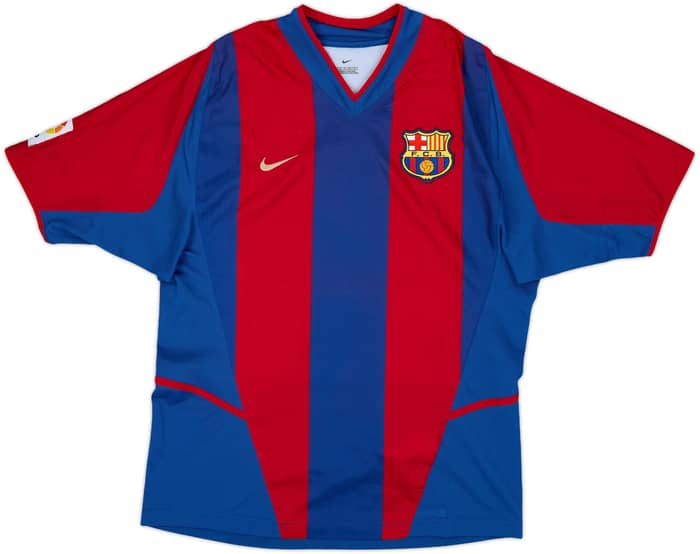 2002-03 Barcelona Home Shirt Iniesta #34 - 9/10 - (S)