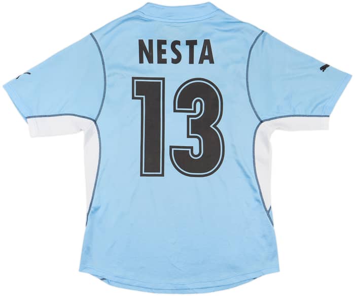2001-02 Lazio Home Shirt Nesta #13 - 8/10 - (M)