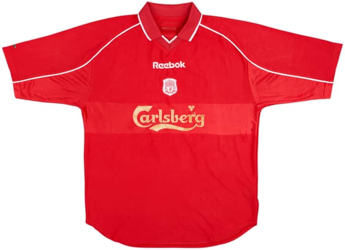 2000-02 Liverpool Home Shirt Gerrard #17 - 4/10 - (L)