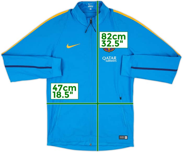 2015-16 Barcelona Nike Track Jacket - 10/10 - (S)