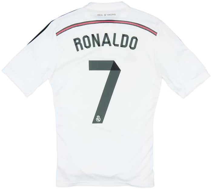2014-15 Real Madrid Home Shirt Ronaldo #7 - 6/10 - (S)
