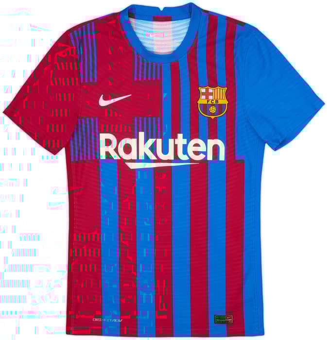2021-22 Barcelona Authentic Home Shirt - 9/10 - (XS)