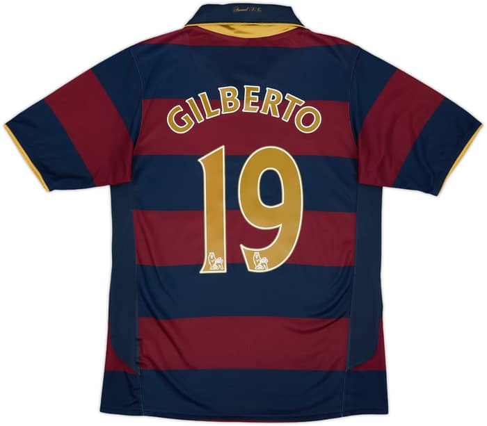 2007-08 Arsenal Third Shirt Gilberto #19 - 8/10 - (S)