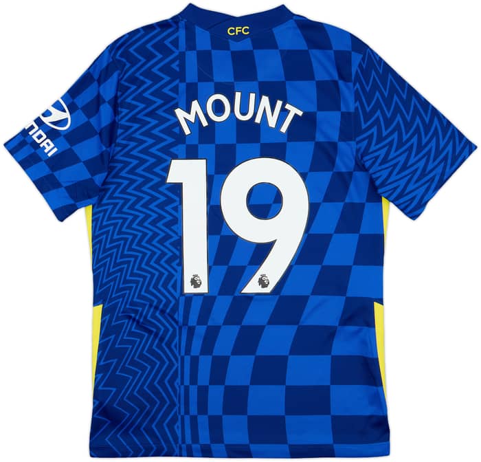 2021-22 Chelsea Home Shirt Mount #19 - 10/10 - (M)