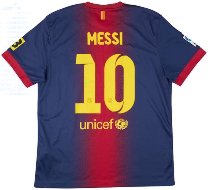 2012-13 Barcelona Home Shirt Messi #10 - 8/10 - (L)