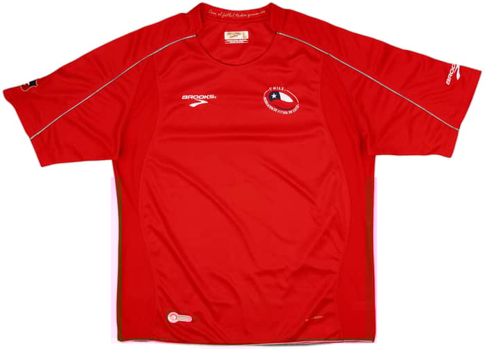 2009-10 Chile Home Shirt Suazo #9 - 8/10 - (L)