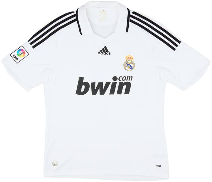 2008-09 Real Madrid Home Shirt Sergio Ramos #4 - 8/10 - (L)