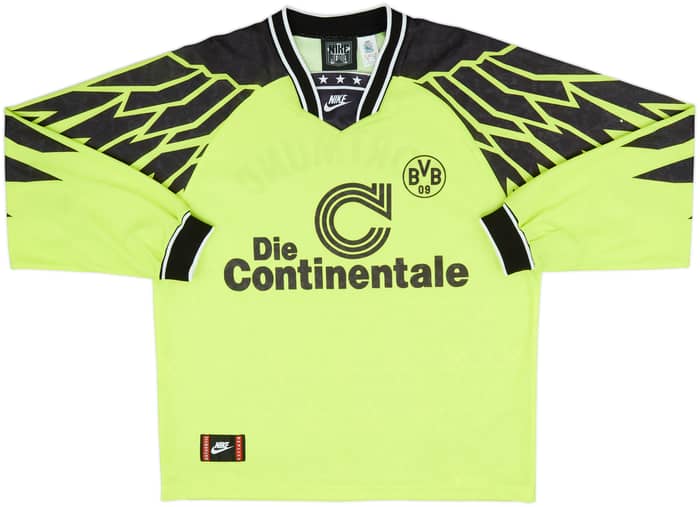 1994-95 Borussia Dortmund Home L/S Shirt - 8/10 - (XL)