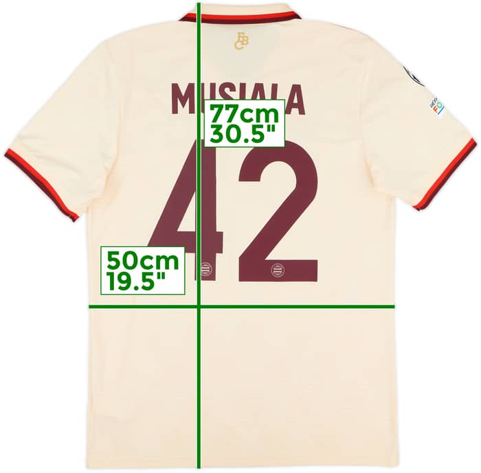2024-25 Bayern Munich Third Shirt Musiala #42 - 10/10 - (M)