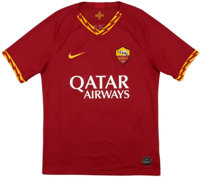 2019-20 Roma Home Shirt Dzeko #9 - 8/10 - (M)