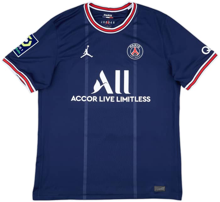 2021-22 Paris Saint-Germain Home Shirt Messi #30 - 9/10 - (L)
