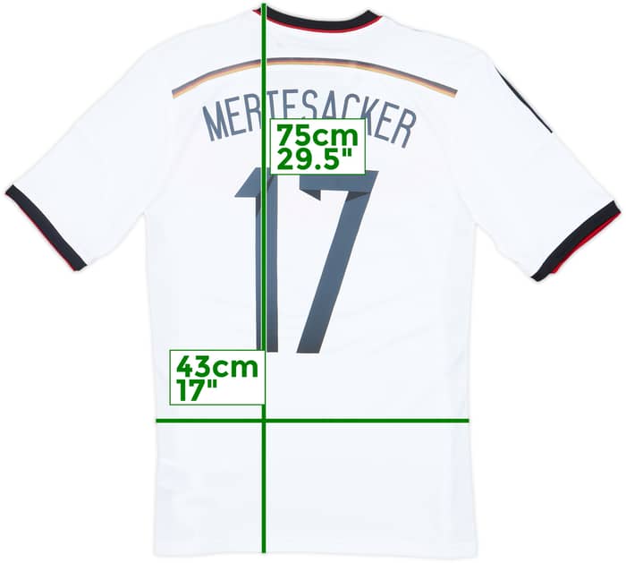 2014-15 Germany Home Shirt Mertesacker #17 (S)