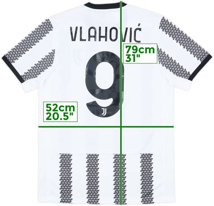 2022-23 Juventus Home Shirt Vlahovic #9 (M)