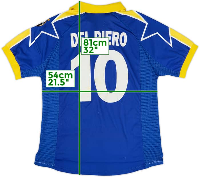 1997-98 Juventus Third Shirt Del Piero #10 - 4/10 - (L)