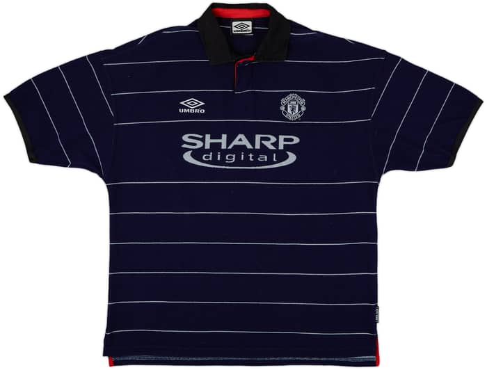 1999-00 Manchester United Away Shirt Scholes #18 - 9/10 - (XL)
