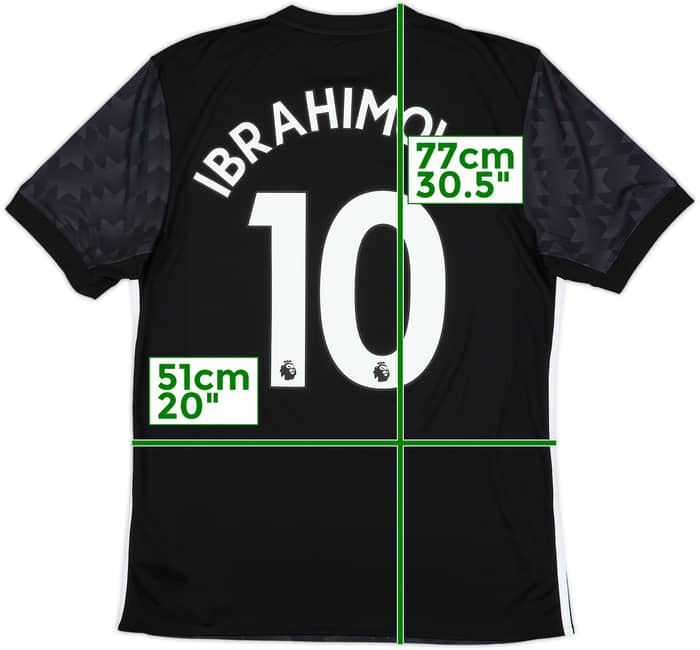 2017-18 Manchester United Away Shirt Ibrahimovic #10 - 10/10 - (M)