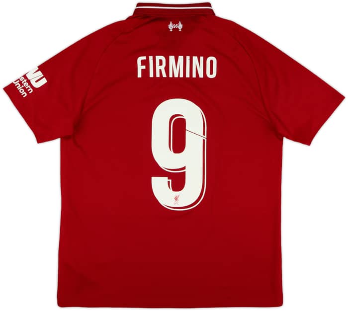 2018-19 Liverpool Home Shirt Firmino #9 - 8/10 - (M)