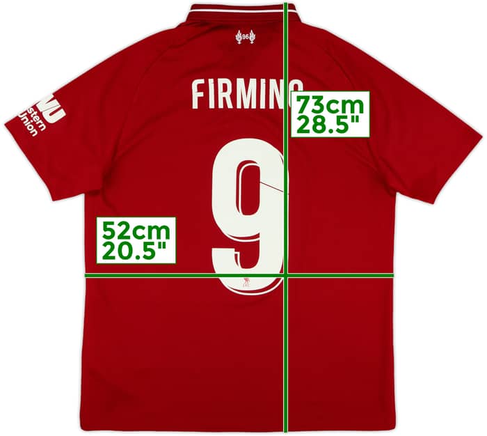 2018-19 Liverpool Home Shirt Firmino #9 - 8/10 - (M)