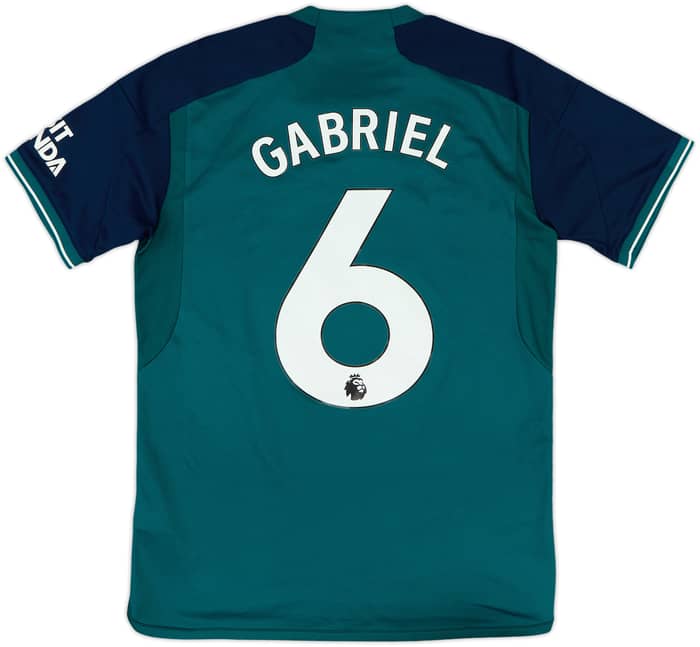 2023-24 Arsenal Third Shirt Gabriel #6 - 10/10 - (S)