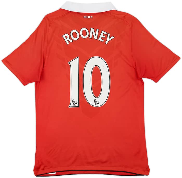 2010-11 Manchester United Home Shirt Rooney #10 - 6/10 - (M)