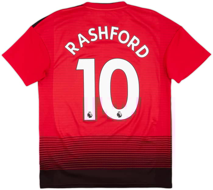 2018-19 Manchester United Home Shirt Rashford #10 - 6/10 - (S)