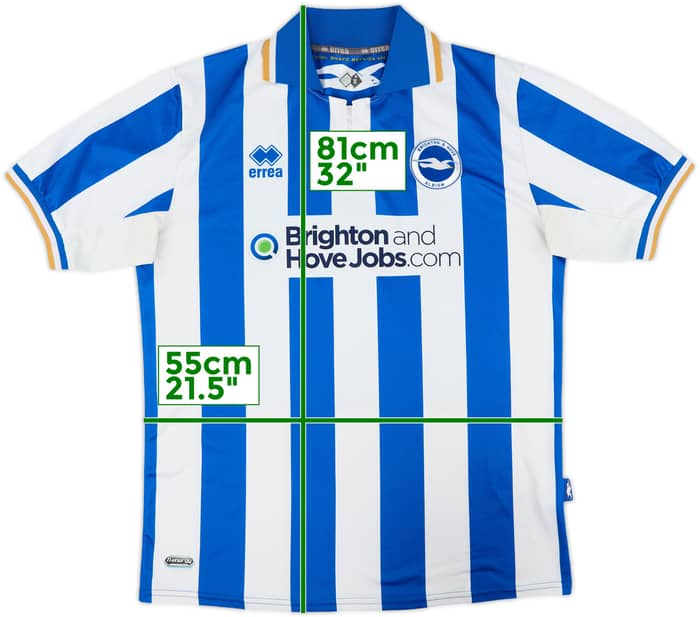 2011-13 Brighton Home Shirt - 9/10 - (XL)