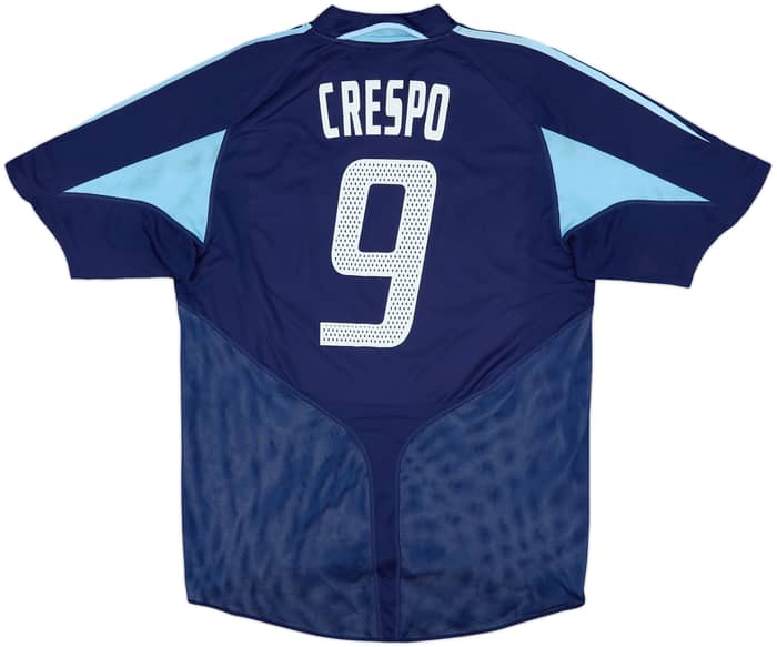 2004-05 Argentina Camiseta Visitante Crespo #9 - 8/10 - (XL)