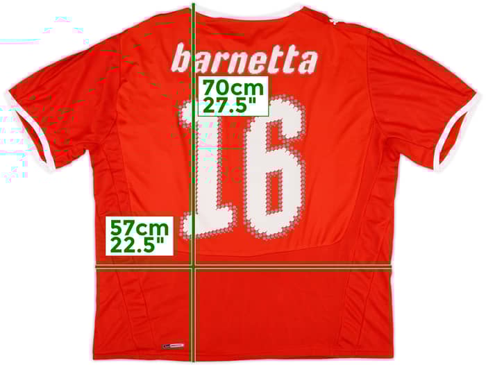 2008-10 Switzerland Home Shirt Barnetta #16 - 7/10 - (L)