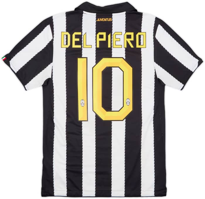 2011-12 Juventus Home Shirt Del Piero #10 - 6/10 - (S)
