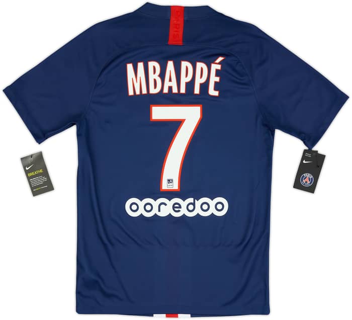2019-20 Paris Saint-Germain Home Shirt Mbappe #7 (S)