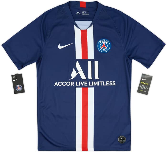 2019-20 Paris Saint-Germain Home Shirt Mbappe #7 (S)