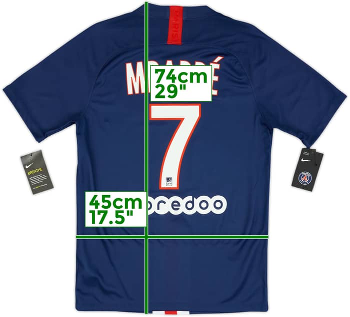 2019-20 Paris Saint-Germain Home Shirt Mbappe #7 (S)