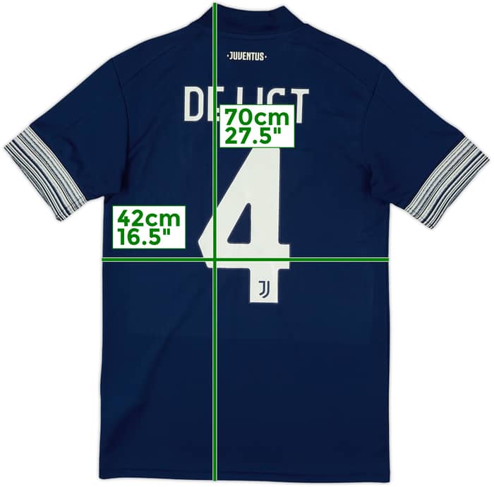 2020-21 Juventus Away Shirt De Ligt #4 - 8/10 - (S)